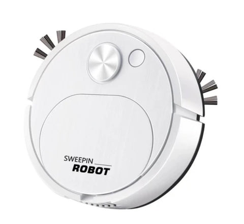 Robot aspirateur absorbeur automatique blanc - Livraison offerte