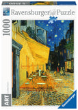 1 Puzzle 1000 pièces - Art collection - Terrasse de café, le soir + 1 Puzzle 1000 pièces Art collection - La nuit étoilée - Vincent Van Gogh - Livraison offerte