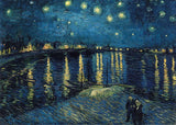 1 Puzzle 1000 pièces - Art collection - Terrasse de café, le soir + 1 Puzzle 1000 pièces Art collection - La nuit étoilée - Vincent Van Gogh - Livraison offerte