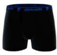 Lot de 4 boxers en coton avec bandeau de couleur de la marque Pierre Cardin - Livraison offerte