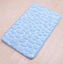 Tapis de bain effet pavé antidérapant  - Livraison offerte