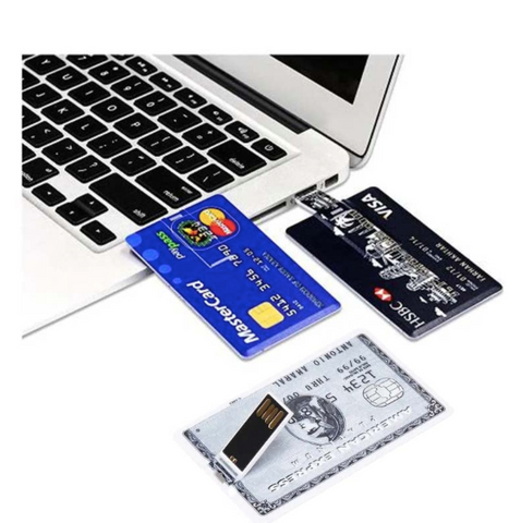 Clés USB en forme de carte bancaire 128 Go - Livraison offerte