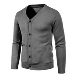 Gilet Cardigan à col en V pour homme - Livraison offerte