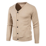 Gilet Cardigan à col en V pour homme - Livraison offerte