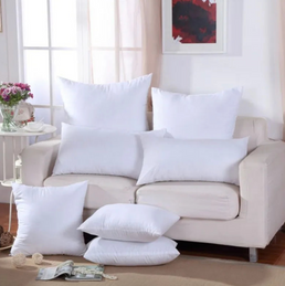 Coussin blanc avec 6 tailles disponibles - Livraison offerte