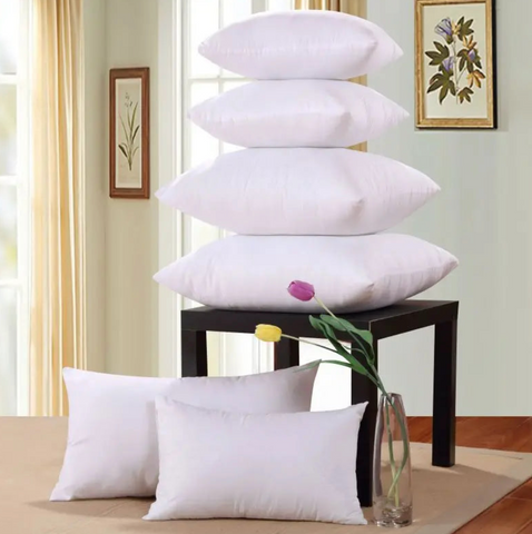 Coussin blanc avec 6 tailles disponibles - Livraison offerte