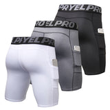Lot de 3 shorts de compression pour homme - Livraison offerte
