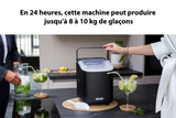 Machine à glaçons grande capacité avec affichage LED - Livraison offerte