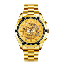 Montre homme Luxy, couleur or en acier inoxydable - Livraison offerte