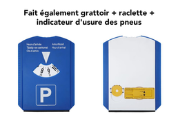 Disque de stationnement 5 en 1 avec jeton de caddie intégré - Livraison offerte