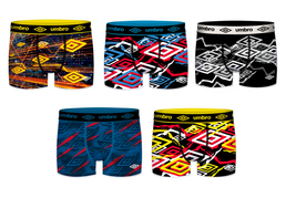 Lot de 5 Boxers en microfibre pour enfant et adolescent - Livraison offerte