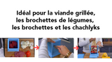 Outil de découpe à viande pour réaliser ses brochettes automatiquement - Livraison offerte