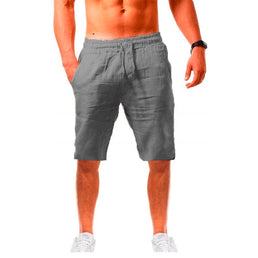 Short sarouel en coton et lin pour homme - Livraison offerte