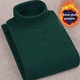 Sous-pull polaire chaud en velours - Livraison offerte