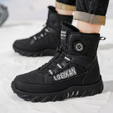 Bottes de neige chaudes, fourrées et décontractées pour homme résistantes aux températures froides - Livraison offerte