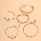 Selena Bracelet : Ensemble de 5 Bracelets Bohème - Livraison offerte