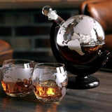 Lot d’une carafe globe + 2 verres à whisky + 2 sous-verres en liège + 9 cubes glaçons réfrigérants + 1 pince - Livraison offerte