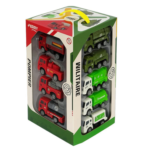 Coffret 16 Camions à Rétrofriction - Livraison offerte