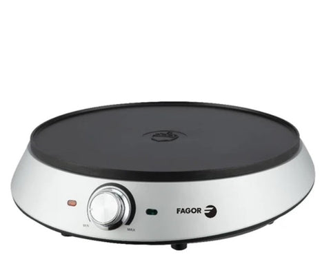 Crêpière de la marque Fagor 1200W avec thermostat réglable - Livraison offerte