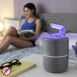 Lampe anti-moustiques à aspiration avec lampe LED UV - Livraison offerte