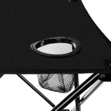 Lot de 2 chaises pliantes + 1 table pliante d’extérieur - Idéal pour le jardin, le camping, la pêche… Livraison offerte