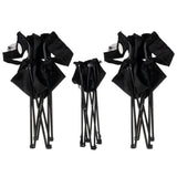 Lot de 2 chaises pliantes + 1 table pliante d’extérieur - Idéal pour le jardin, le camping, la pêche… Livraison offerte