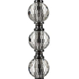 Lot de 3 bougeoirs-lanternes avec cristaux - Livraison offerte