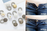 Lot de 9 boutons d’extension de taille de pantalon - Livraison offerte