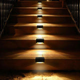 Pack de 4 appliques étanches solaires LED - Livraison Offerte
