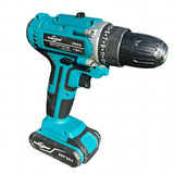 Perceuse visseuse sans fil avec mallette + 2 batteries - Livraison offerte