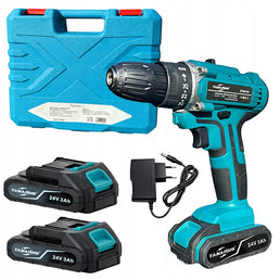 Perceuse visseuse sans fil avec mallette + 2 batteries - Livraison offerte