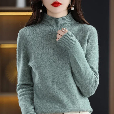 Pull chaud à manches longues pour femme - Livraison offerte