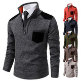 Pull en polyester épais avec fermeture éclair pour homme - Livraison offerte