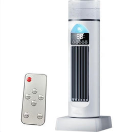 Rafraîchisseur d'air silencieux oscillant avec télécommande – 6 vitesses - Livraison offerte