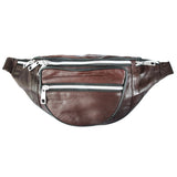 Sac banane en cuir véritable - Livraison offerte