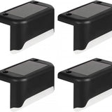 Pack de 4 appliques étanches solaires LED - Livraison Offerte