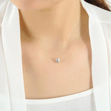Lot de 3 colliers blanc rose et bleu orné de cristaux Swarovski® - Livraison offerte