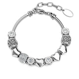Bracelet Radiant Charm orné de 64 cristaux Swarovski - Livraison Offerte