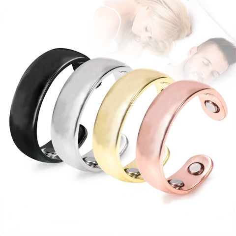 Bague Magnétique - Anneau Réglable - Bague Cuivre Tricolore Trois Bague Magnétique - Anneau Réglable - Bague Cuivre Tricolore Trois
