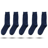 Lot de 5 paires de chaussettes longues en coton pour homme - Livraison Offerte