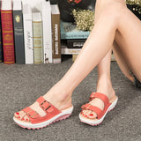 Sandales d'été orthopédiques avec semelle compensée pour femme - Livraison offerte