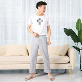 Pyjama long ou court à carreaux en coton - Livraison offerte