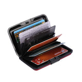 Porte-cartes de credit anti-RFID avec étui de protection rigide - Livraison offerte