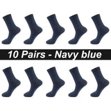 Lot de 10 paires de chaussettes respirantes en coton biologique pour homme et femme - Livraison offerte