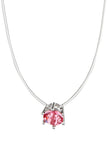 Lot de 3 colliers blanc rose et bleu orné de cristaux Swarovski® - Livraison offerte