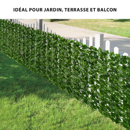 Cloture de jardin en plante artificielle - Livraison offerte