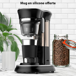 Machine à café Zespresso avec moulin à café intégré - Livraison Offerte