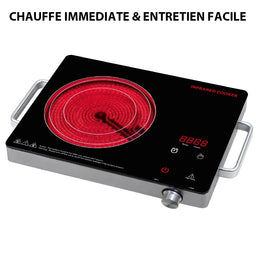 Rechaud infrarouge simple ou double - Livraison offerte