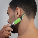 Rasoir + tondeuse électrique nez oreilles cils avec lumière LED - Livraison offerte